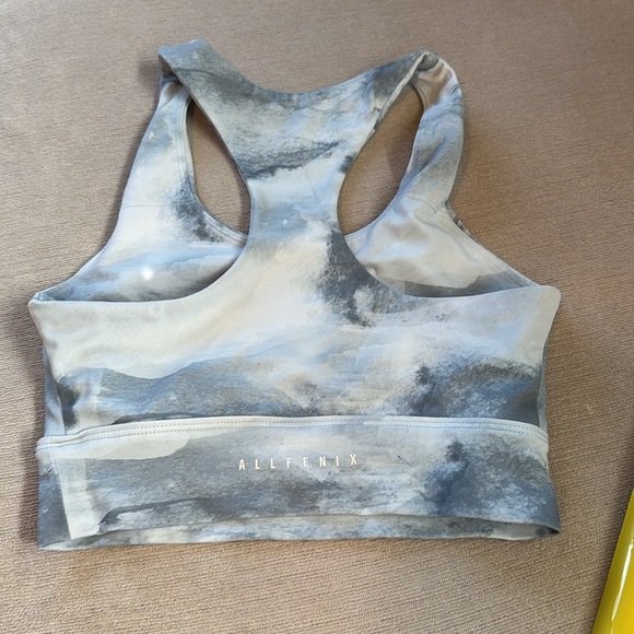 AllFenix marble print Racerback sports bra - Picture 2 of 5